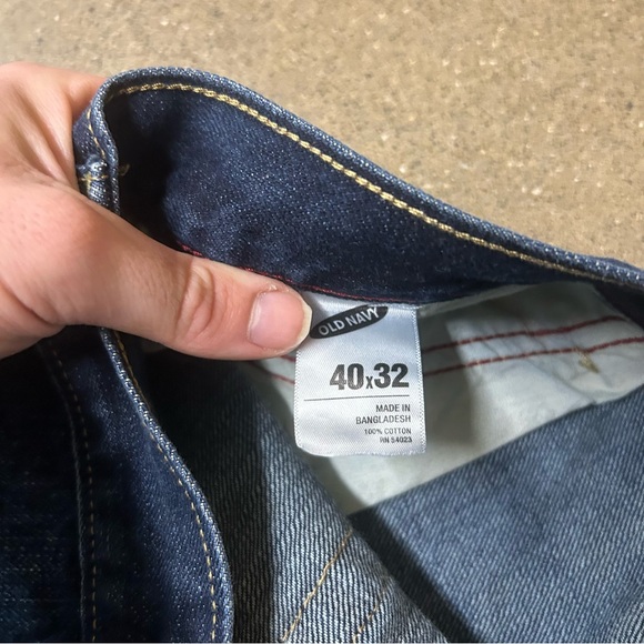 Old Navy Jeans Mens 40x32 Blue Y2K Baggy Wide-Leg Grunge 2000s Loose Fit Hip Hop - Picture 7 of 8
